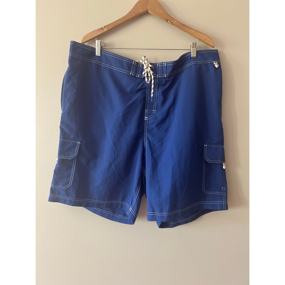 Lands End Navy Swim Trunks XXL